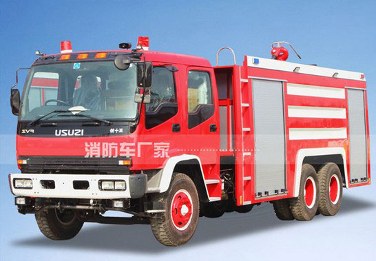 12噸慶鈴FVZ五十鈴后雙橋水罐消防車價格4