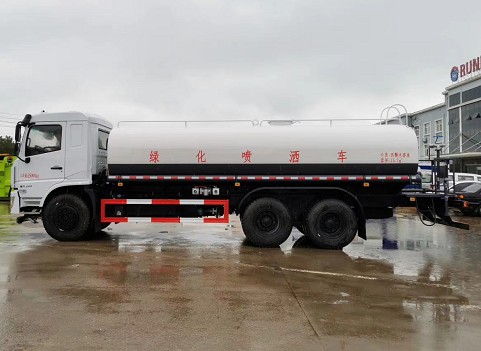 國(guó)六19方東風(fēng)D3L后雙橋綠化灑水車_SCS5250GPSDFV6型綠化噴灑車3