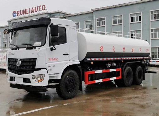 國(guó)六19方東風(fēng)D3L后雙橋綠化灑水車_SCS5250GPSDFV6型綠化噴灑車4